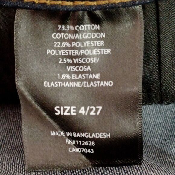 Tahari Chloe Tummy Tuck Slimming Fit Solution Women's Skinny Jeans Size 4 - Picture 9 of 9